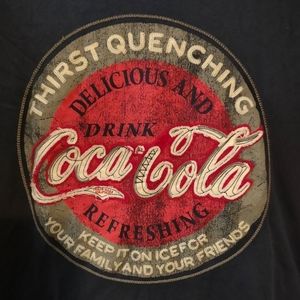 Vintage Coca Cola Blue T-Shirt Size Medium